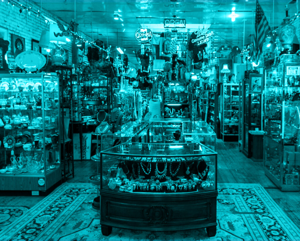 Inside of store